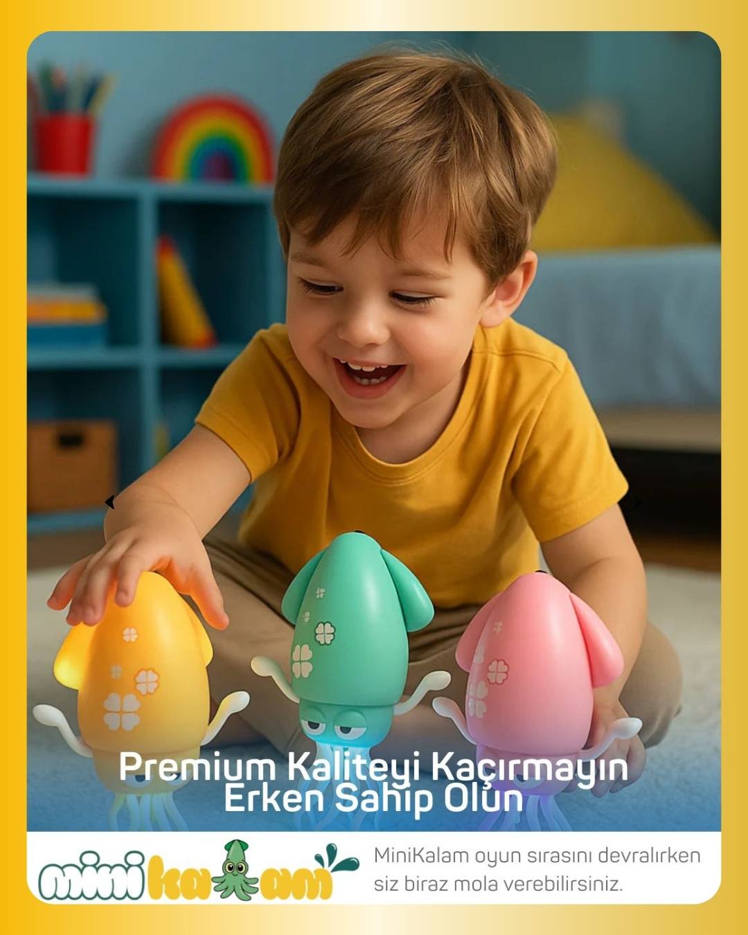 MiniKalam™ Dans Eden Ahtapot Oyuncak