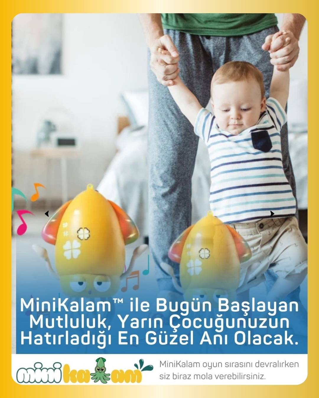 MiniKalam™ Dans Eden Ahtapot Oyuncak